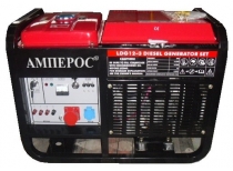 Дизельный генератор АМПЕРОС LDG12-3 E
