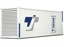 Дизельный генератор Teksan TJ845PE5A в кожухе